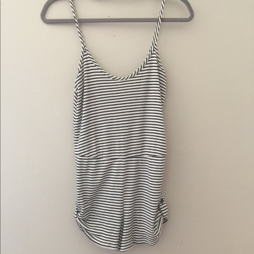 Striped romper
